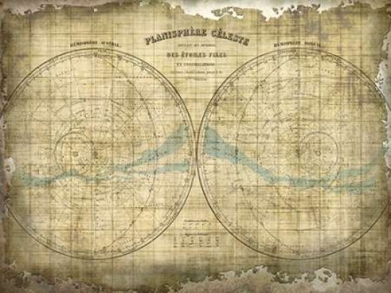 Constellation Map 1 Poster Print by  Kimberly Allen - Item # VARPDXKARC001A