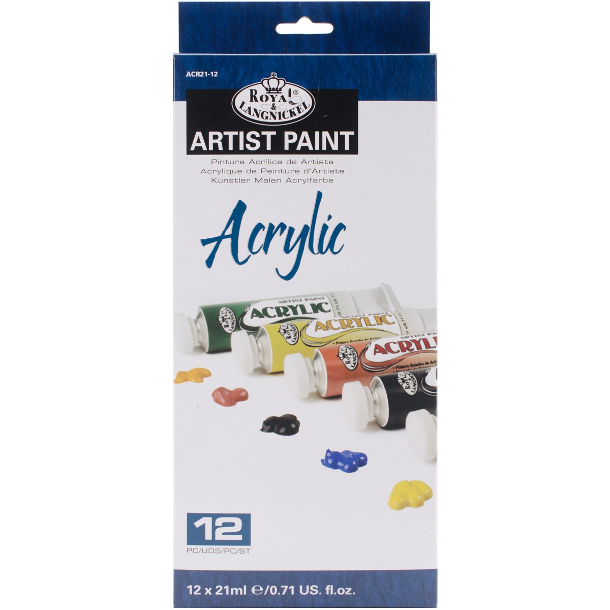 Acrylic Paints 12Ml 12/PkgAssorted Colors Michaels