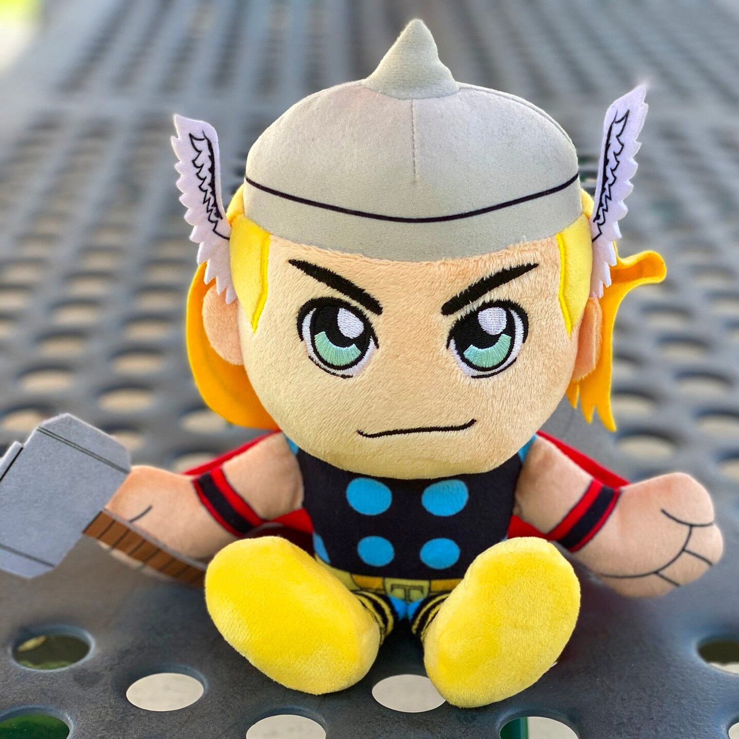 Bleacher Creatures Marvel Thor 8&#x22; Kuricha Sitting Plush- Soft Chibi Inspired Toy