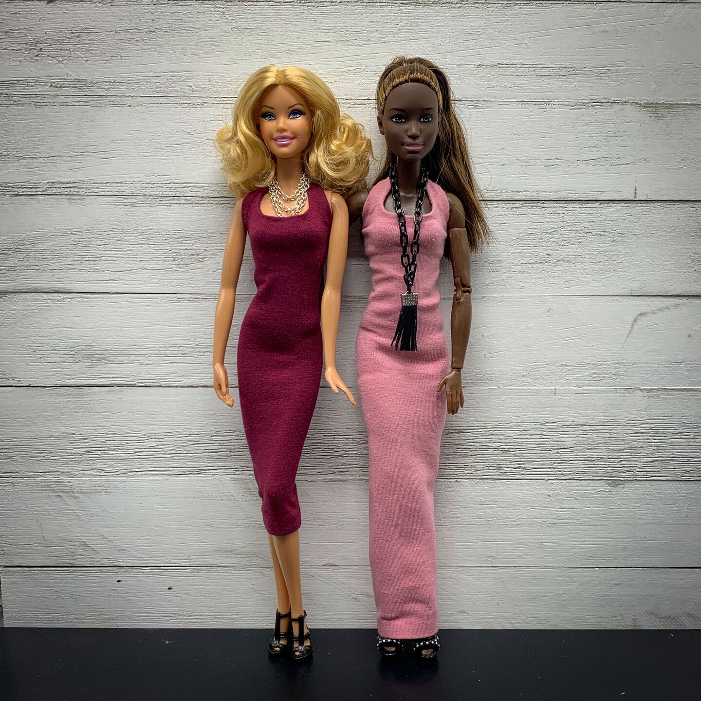 barbie black and pink dress Pink and Velvety Black Dress for Barbie Doll – Enjoy Life with Psoriasis