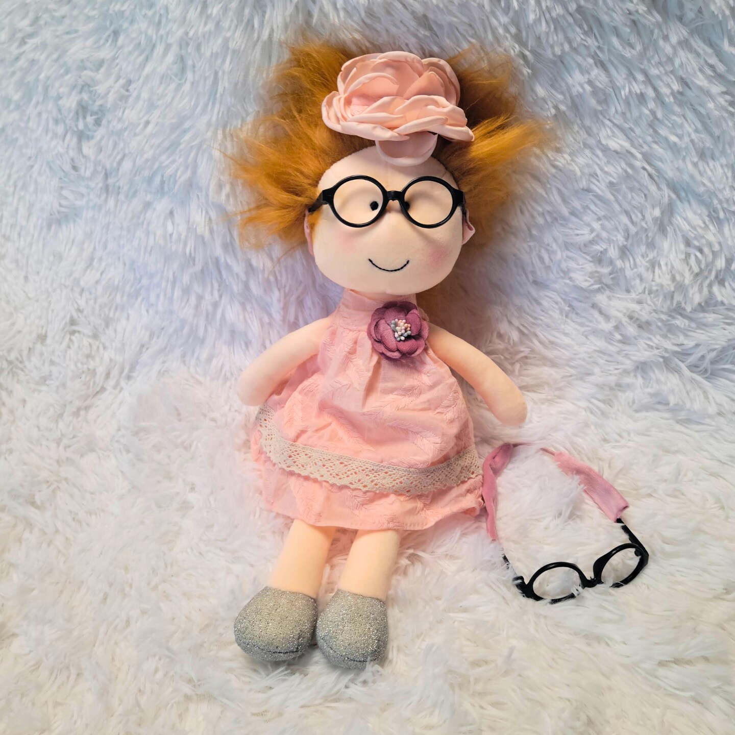 Doll with Glasses Red Haired Baby Doll MakerPlace by Michaels