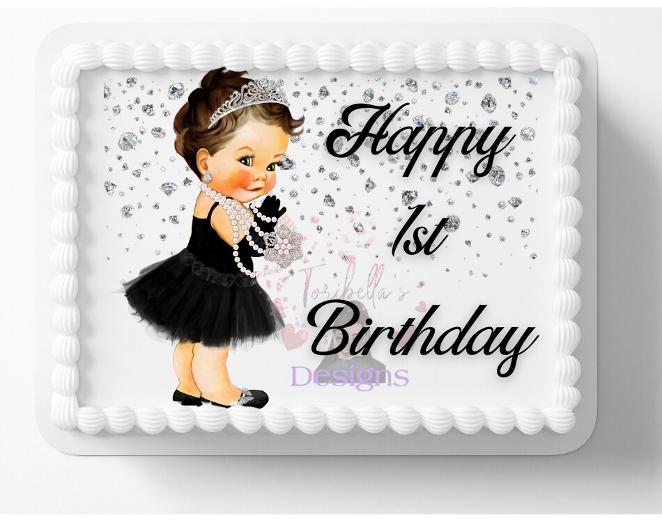 SVM CRAFT® 2 Number Golden Glitter Paper Cake Topper - 2nd Happy Birthday 6  inch (17
