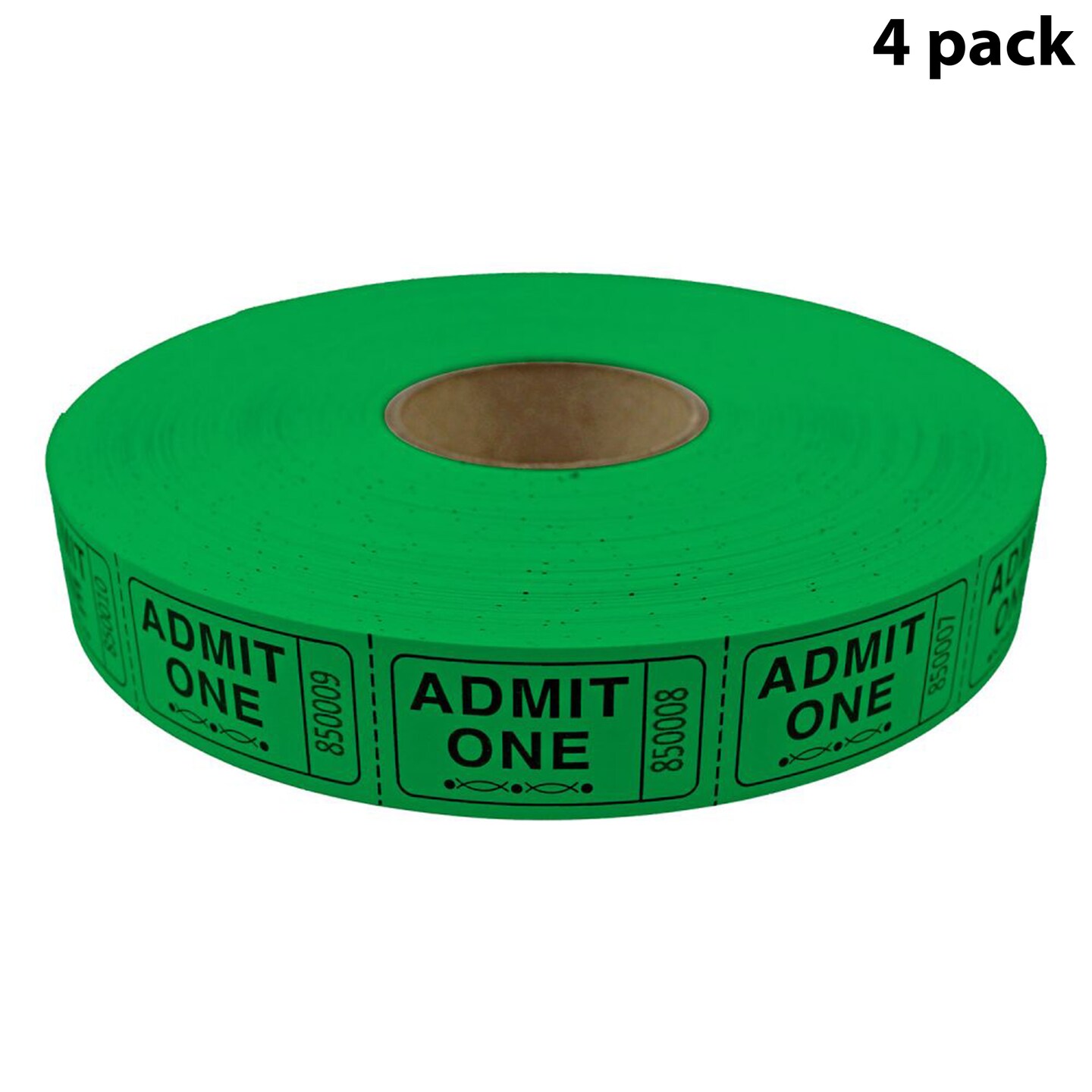 Tacticai 2000 Admit One Raffle Tickets &#x2013; Single Roll, Consecutively Numbered &#x2013; Perfect for Events, Entry, Fundraisers &#x26; Prizes &#x2013; Available in 8 Colors