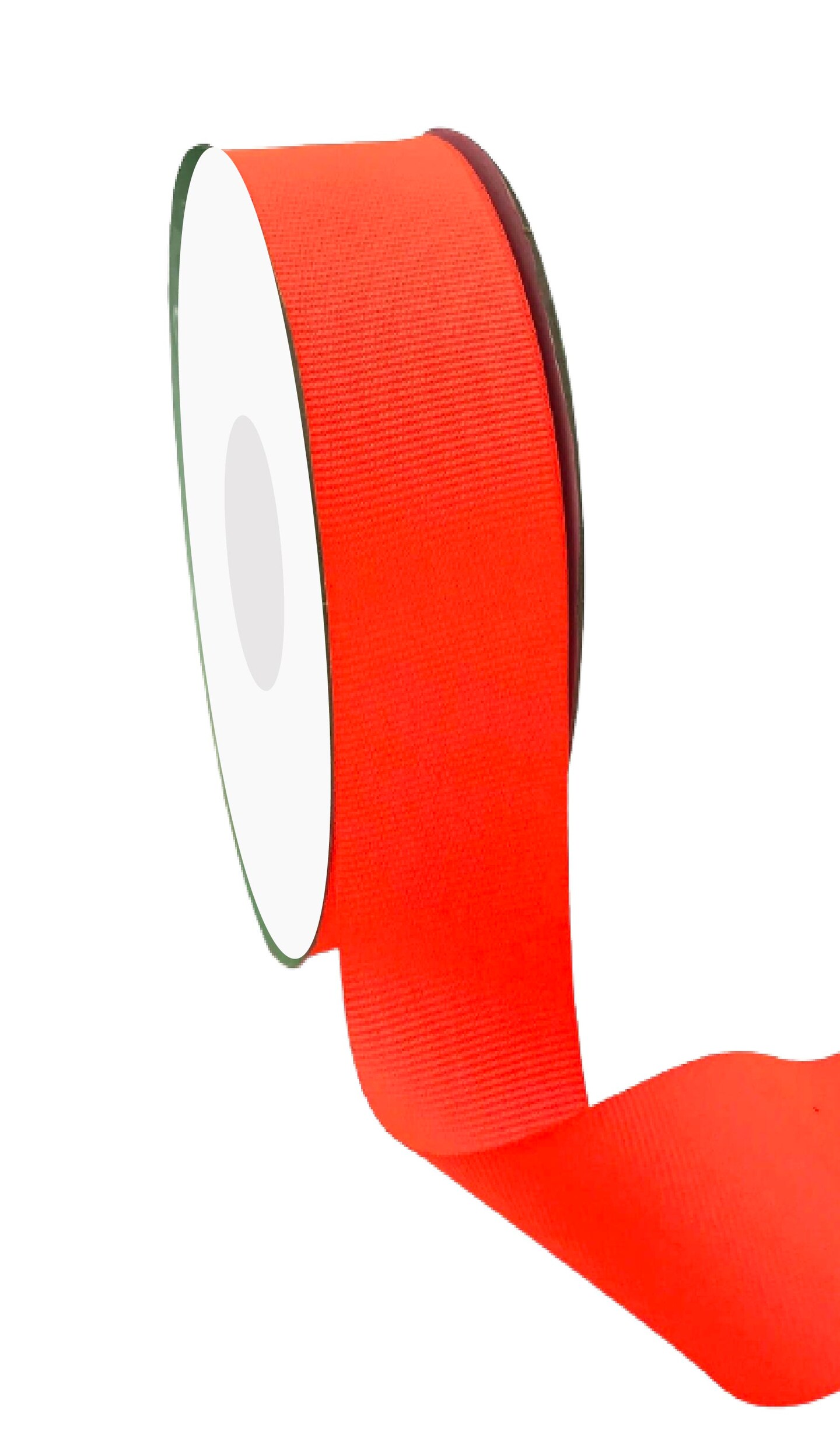 Grossgrain Ribbon --- 1.5 inch x 27.3 yards --- Neon Coral Color