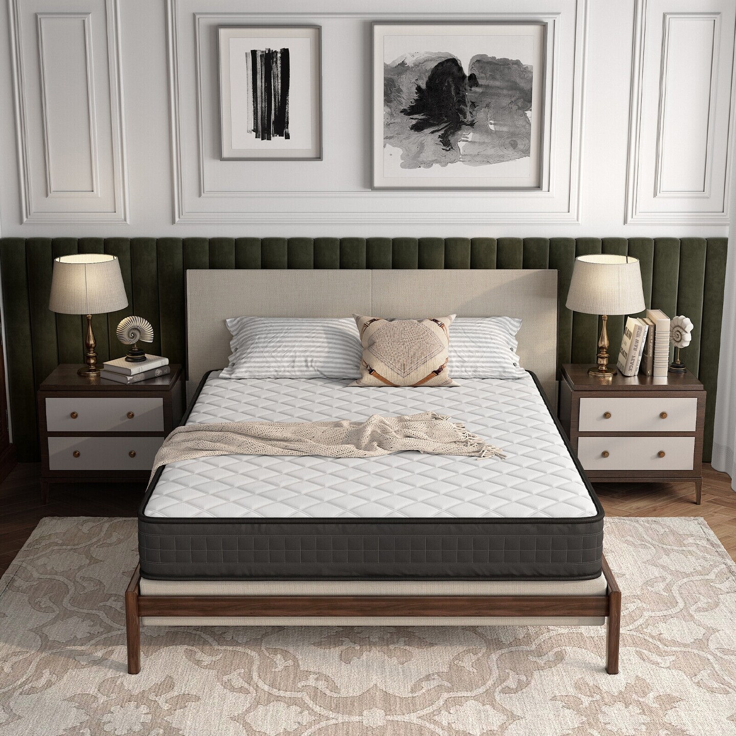 Breathable Memory Foam Bed Mattress Medium Firm for Pressure Relieve