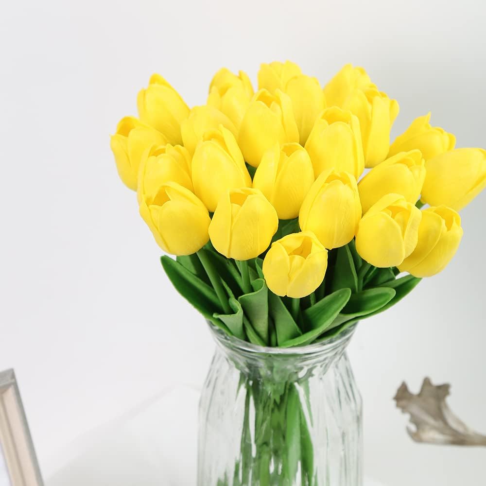24 Pcs Real Touch Artificial Tulips for All Occasions