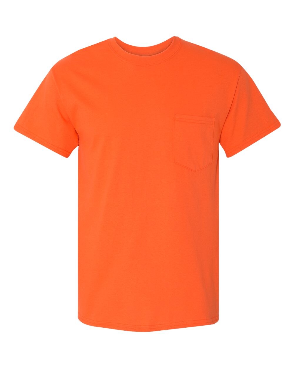 Gildan Heavy Cotton Pocket Crewneck Short Sleeve T-Shirt for DIY Projects & Everyday Wear Cotton Tee