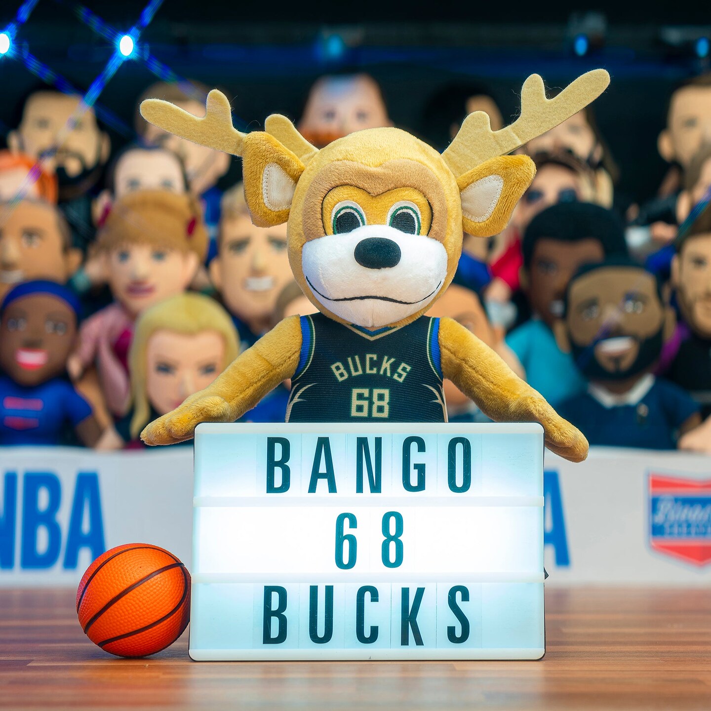 Bleacher Creatures Milwaukee Bucks Bango 10" Mascot Plush Figure (Statement Uniform)