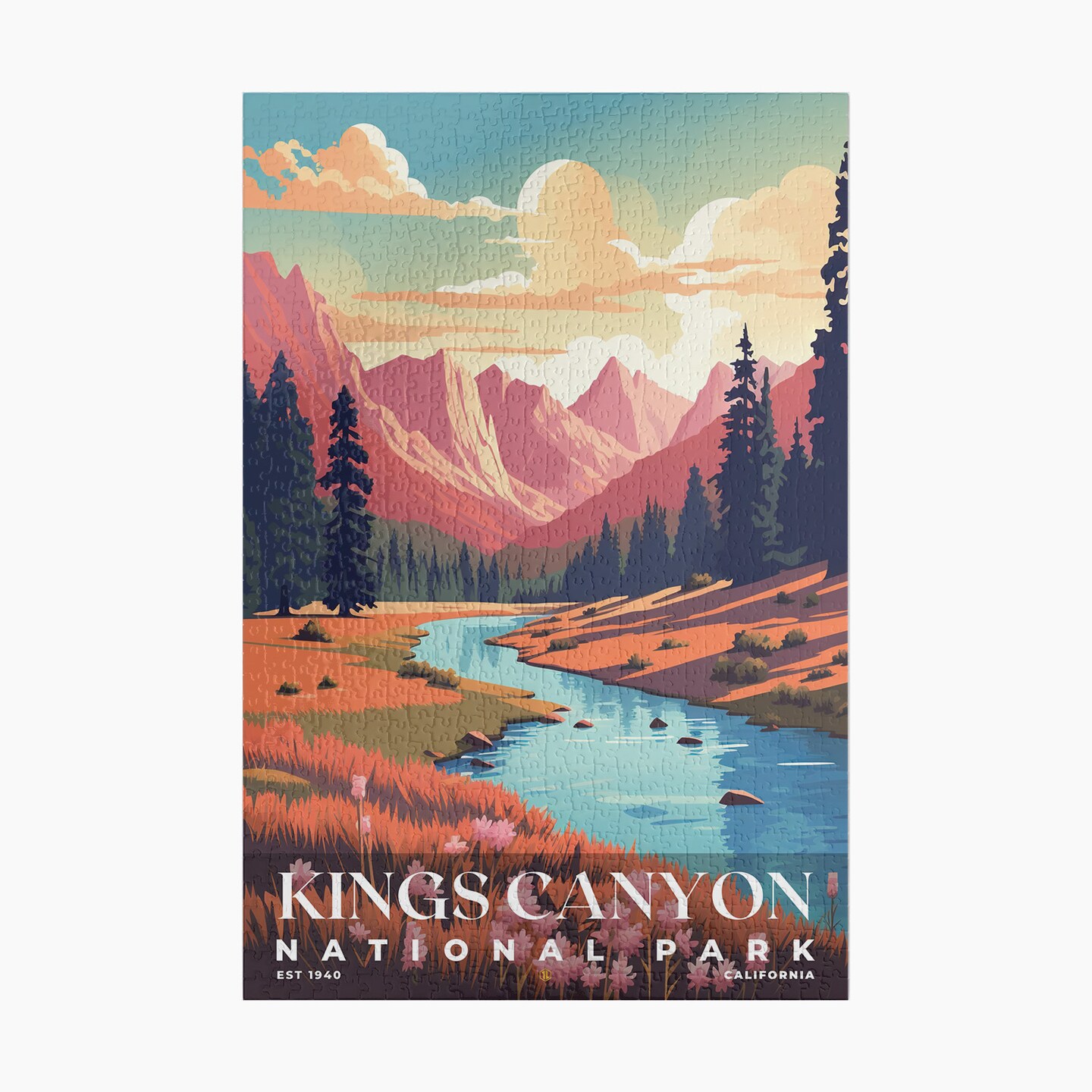 Kings Canyon National Park Jigsaw Puzzle, Family Game, Holiday Gift | S5