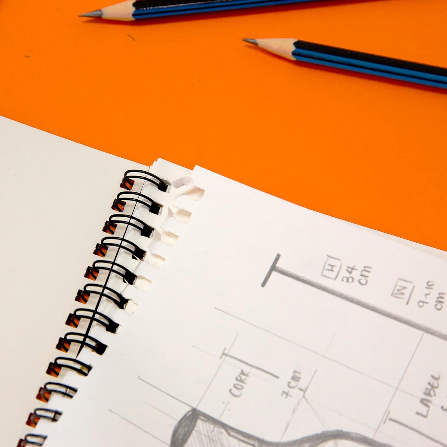 Sketch Book Paper Pad 30 Sheets 9&#x22;x12&#x22; Drawing Notebook Sketchbook