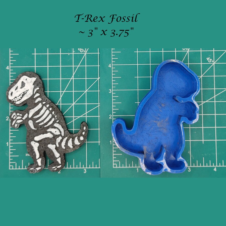 T-Rex Fossil Silicone Freshie Mold