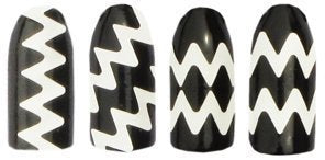 Wrapables 64 Sheets Nail Art Nail Guide Stickers Nail Tip Stickers Nail Stencil Stickers, 16 Designs (4 sheets each design)