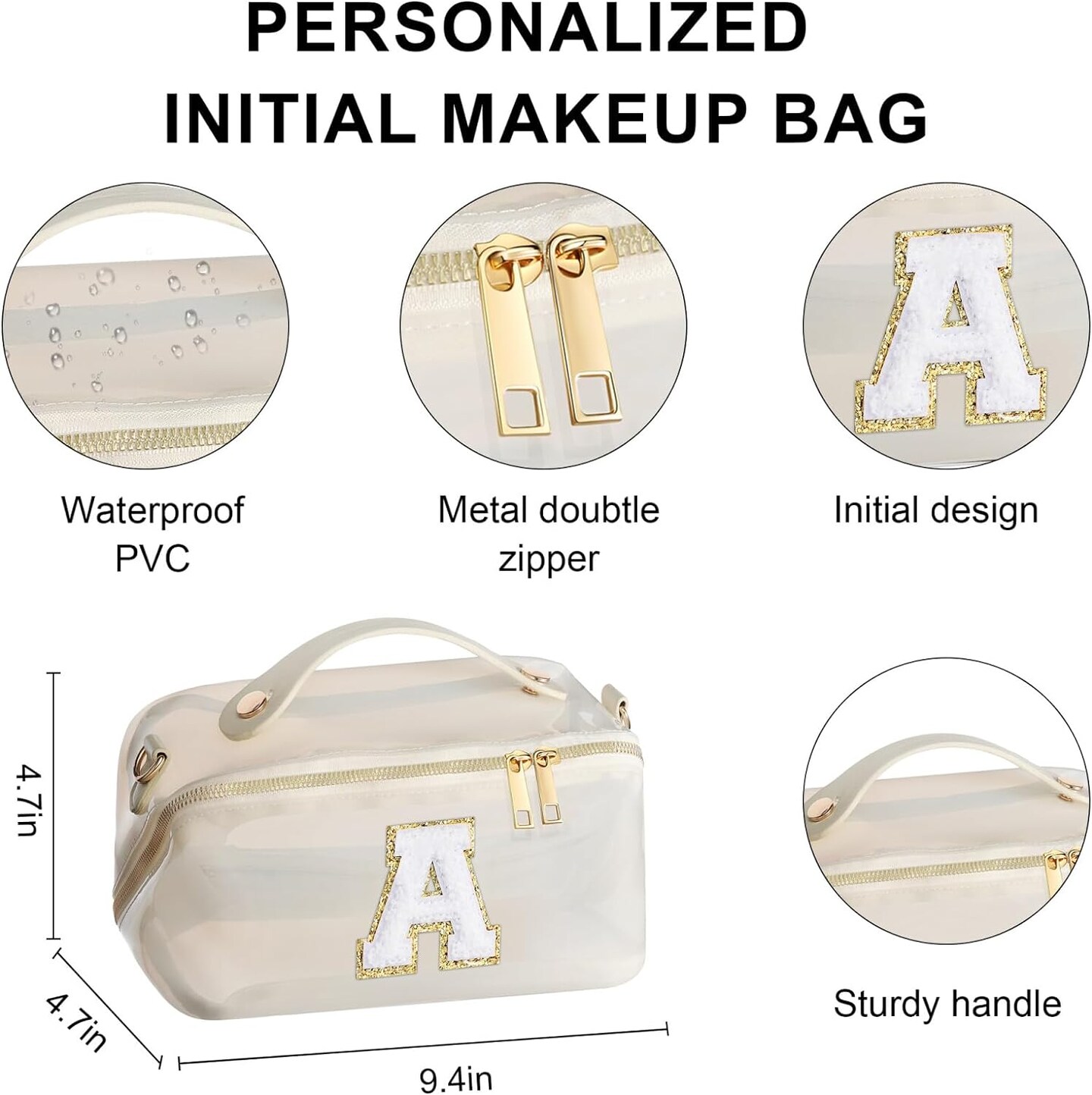 YOOLIFE Personalized White Transparent Bag - G