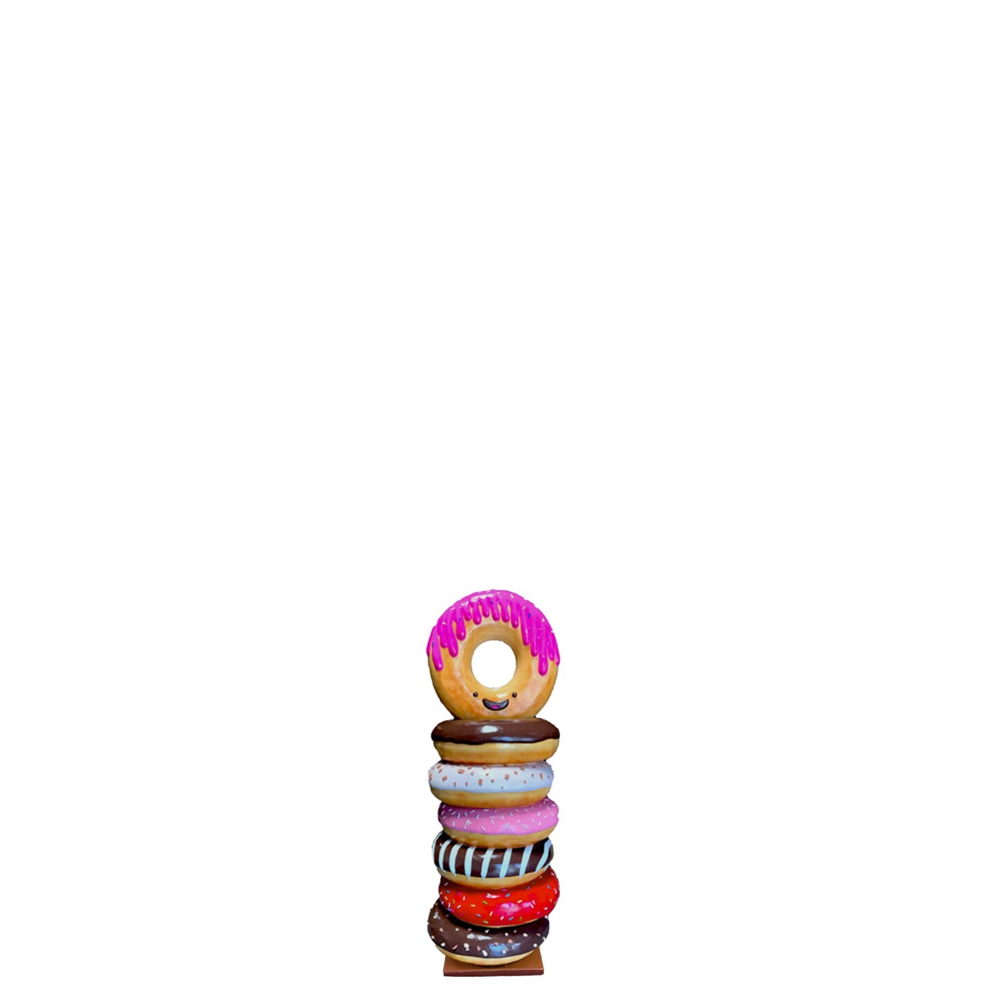 Small Stacked Donuts Table Top Statue
