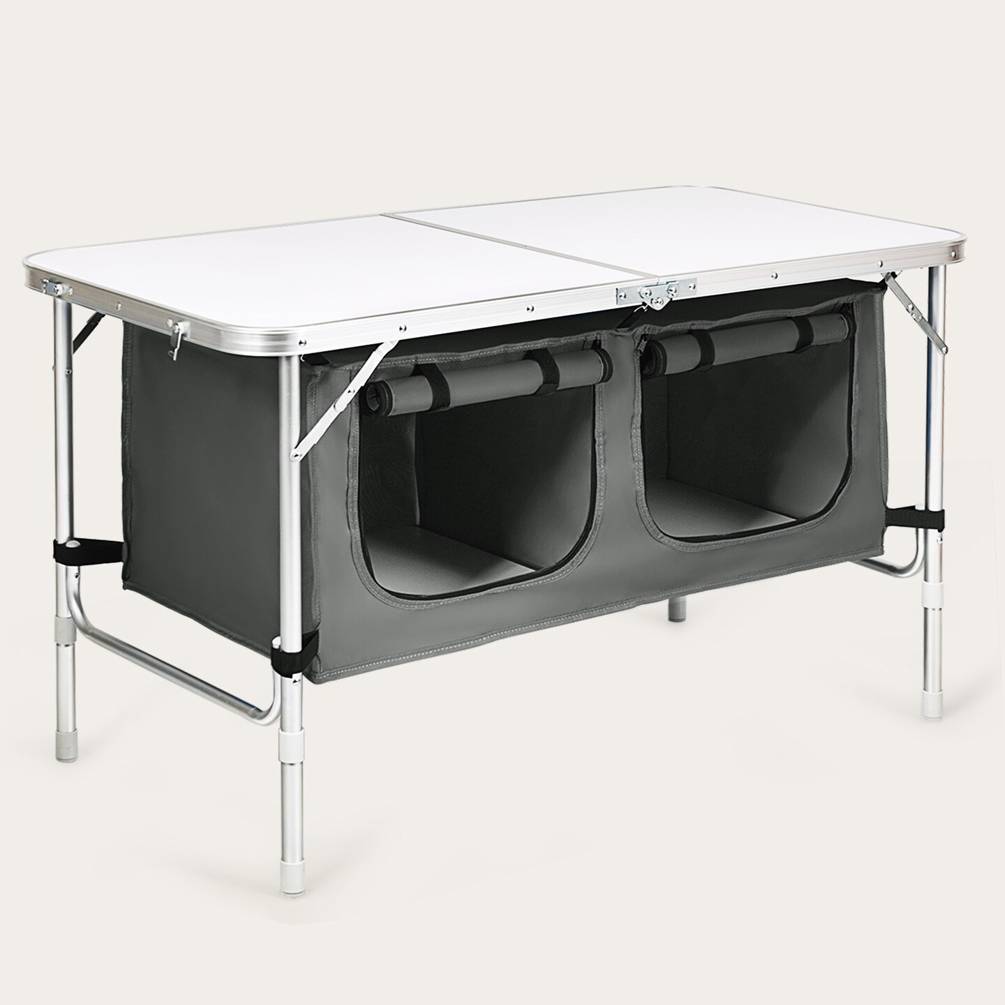 Height Adjustable Folding Camping  Table