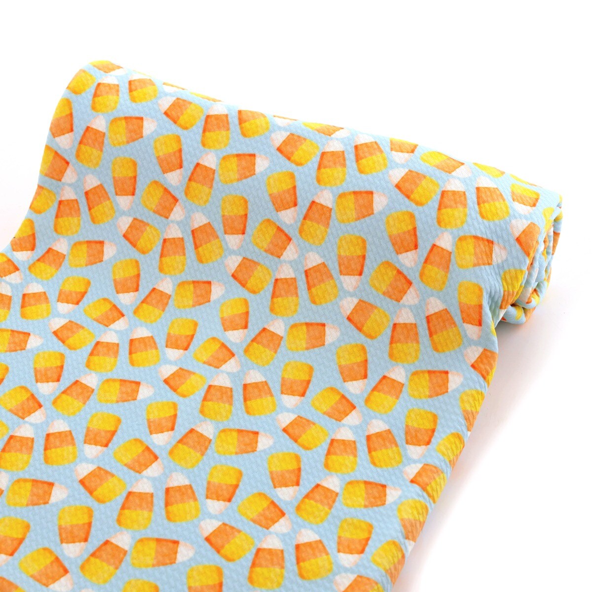 Retro Candy Corn Mineral Blue Bullet Fabric 6&#x26;quot; Strip