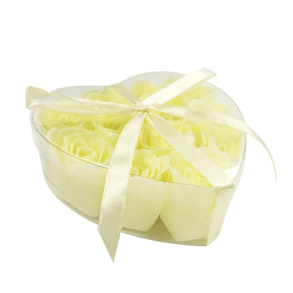 Wrapables Scented Rose Soaps (Set of 12), Ivory