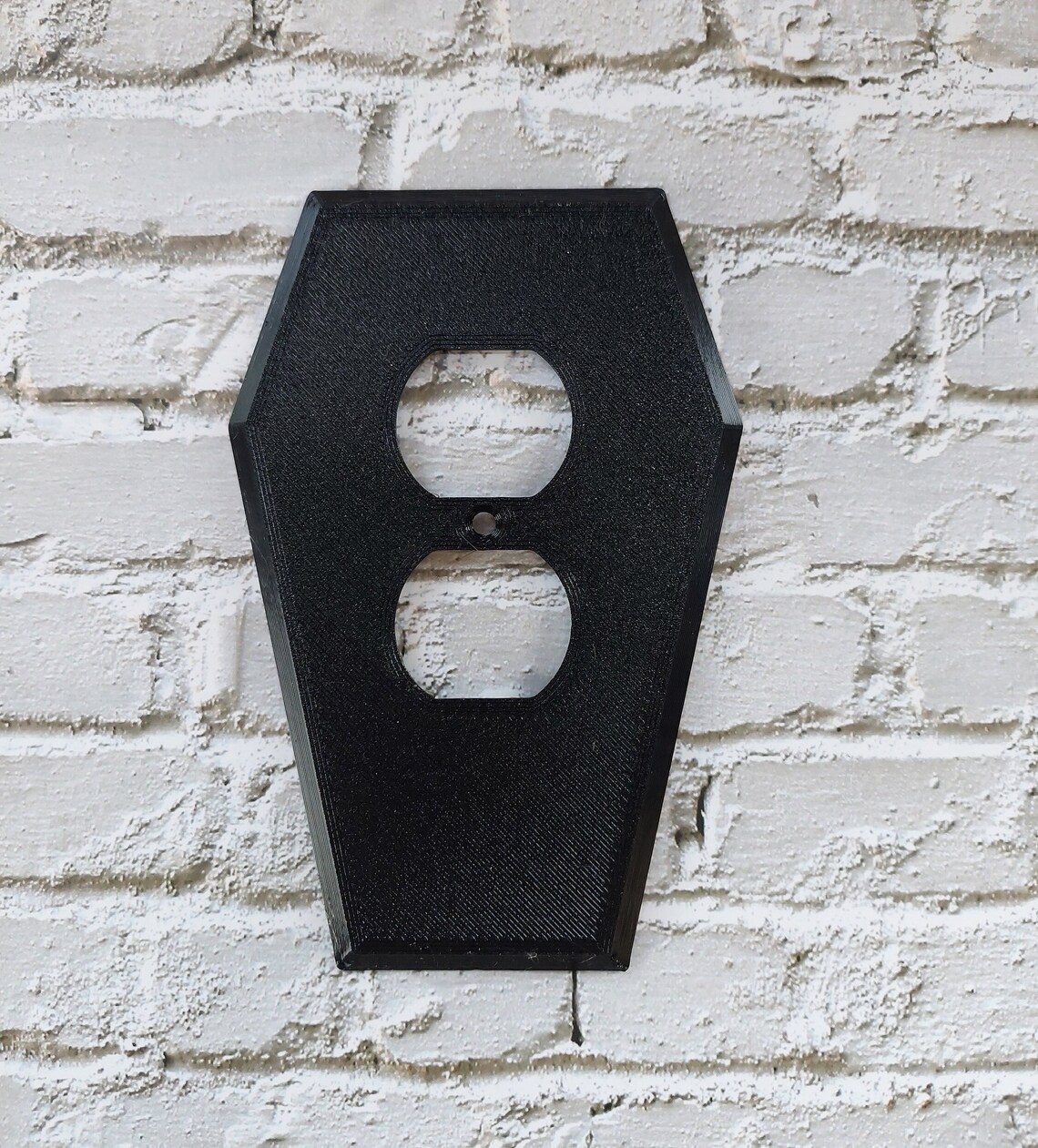 Peryiter 3 Pieces Gothic Coffin Light Switch Cover Wall Plate