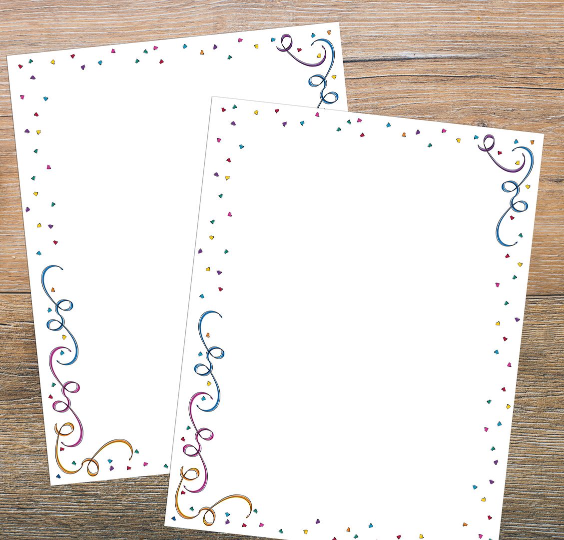 Great Papers! Party Elements Stationery Letterhead, Invitations and Announcements, Printer Friendly, 8.5&#x22;x11&#x22;, 80 Pack