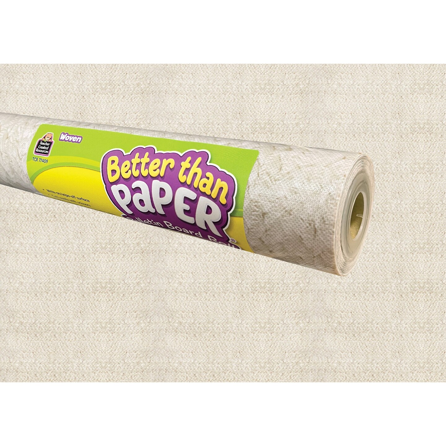 Teacher Created Resources White Wood Better Than Paper Bulletin Board Roll 4-Pack