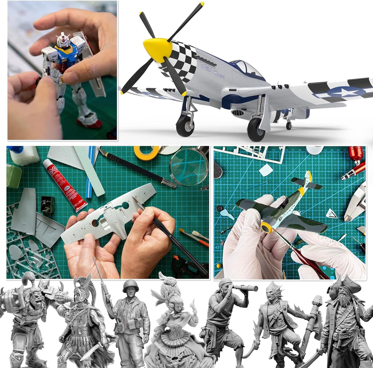 Testors Cement Plastic Model Glue Adhesive 2-Pack, 6 Fine Detail  Miniatures