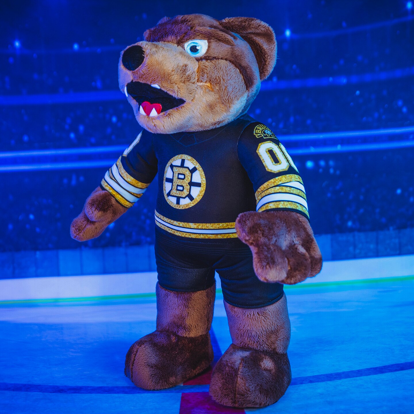 Boston Bruins Blades 100th Anniversary 20" Mascot Jumbo Plush Figure (Black Uniform)