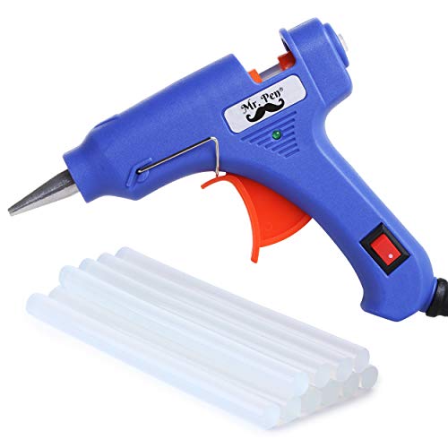 Glue Gun, Hot Glue Guns, with 10 Glue Gun Sticks, Glue Gun and Sticks Set, Hot Glue Gun Mini, Mini Glue Gun, Craft Glue Gun, Hot Glue Gun Set, Glue Gun Kit, Small Glue Gun, Mini Hot Glue Gun