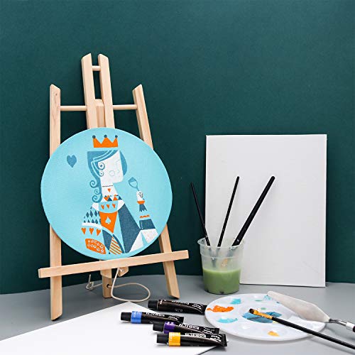 Acrylic Paint Set,57 PCS Professional Painting Supplies with Paint Brushes, Acrylic Paint, Easel, Canvases, Painting Pads,Palette, Paint Knife, Brush Cup and Art Sponge for Hobbyists and Beginners