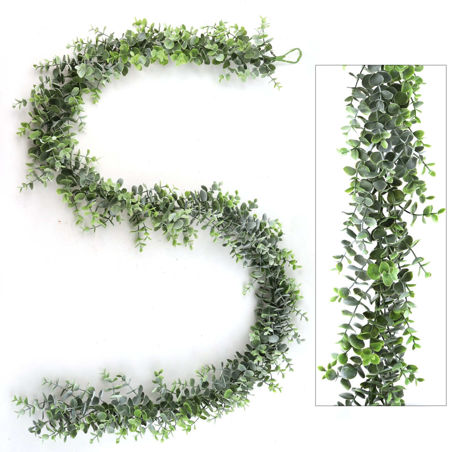 4-Pack: 6ft UV Realistic Eucalyptus Garland with Tips by Floral Home&#xAE;