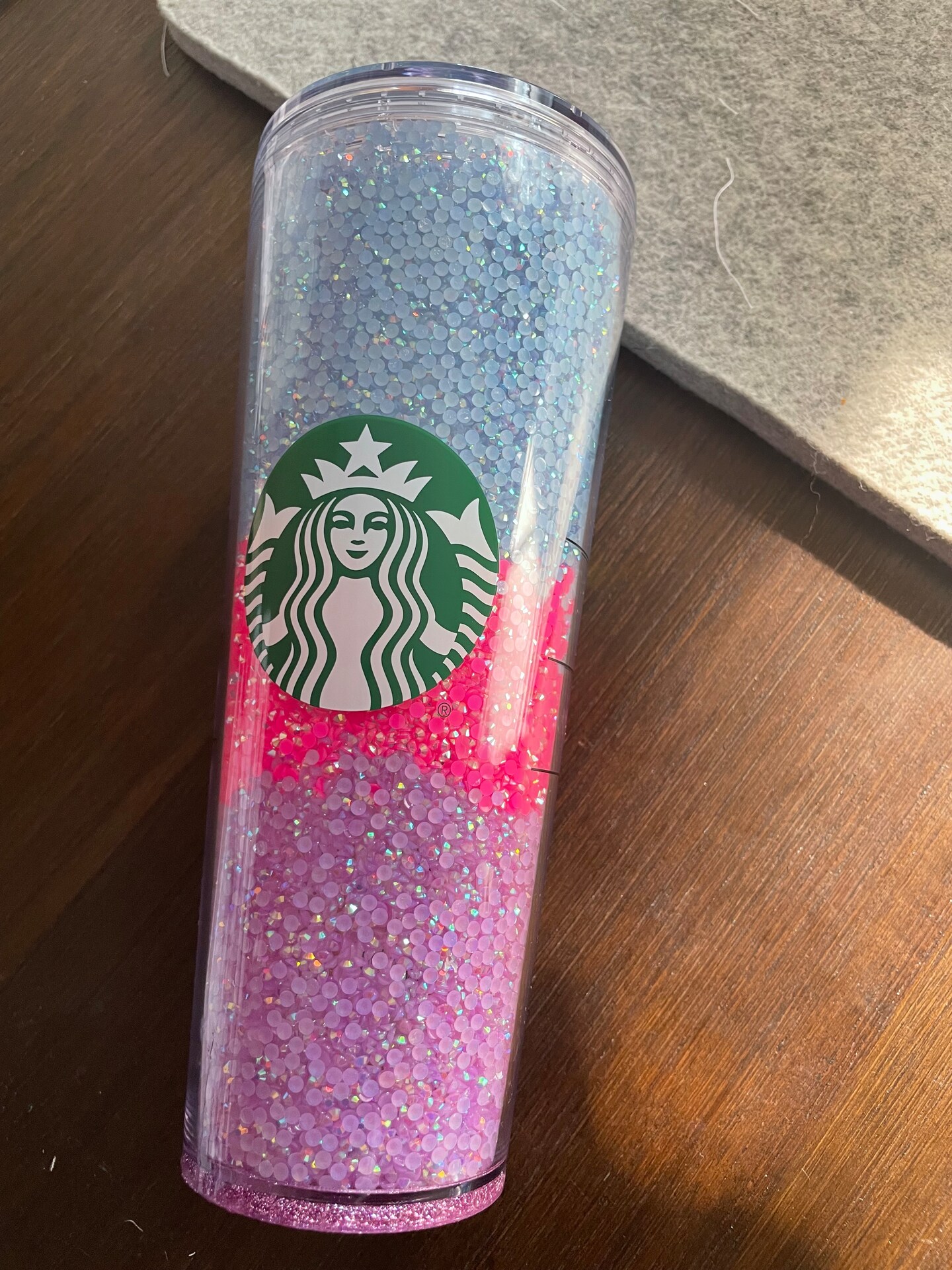 Rhinestone Starbucks Tumbler, Glitter Starbucks Tumbler, Custom