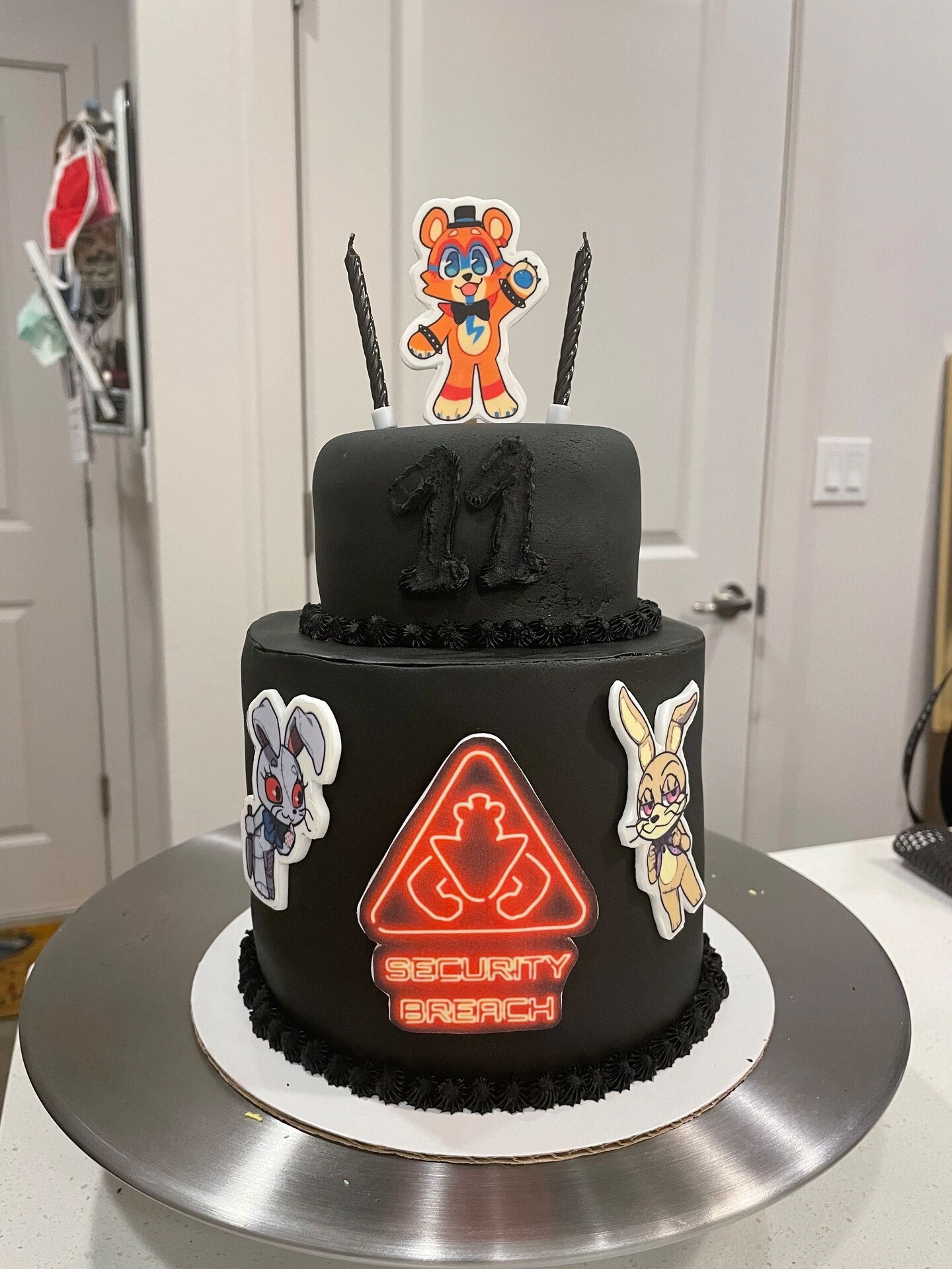 Custom Edible Image with Fondant Back