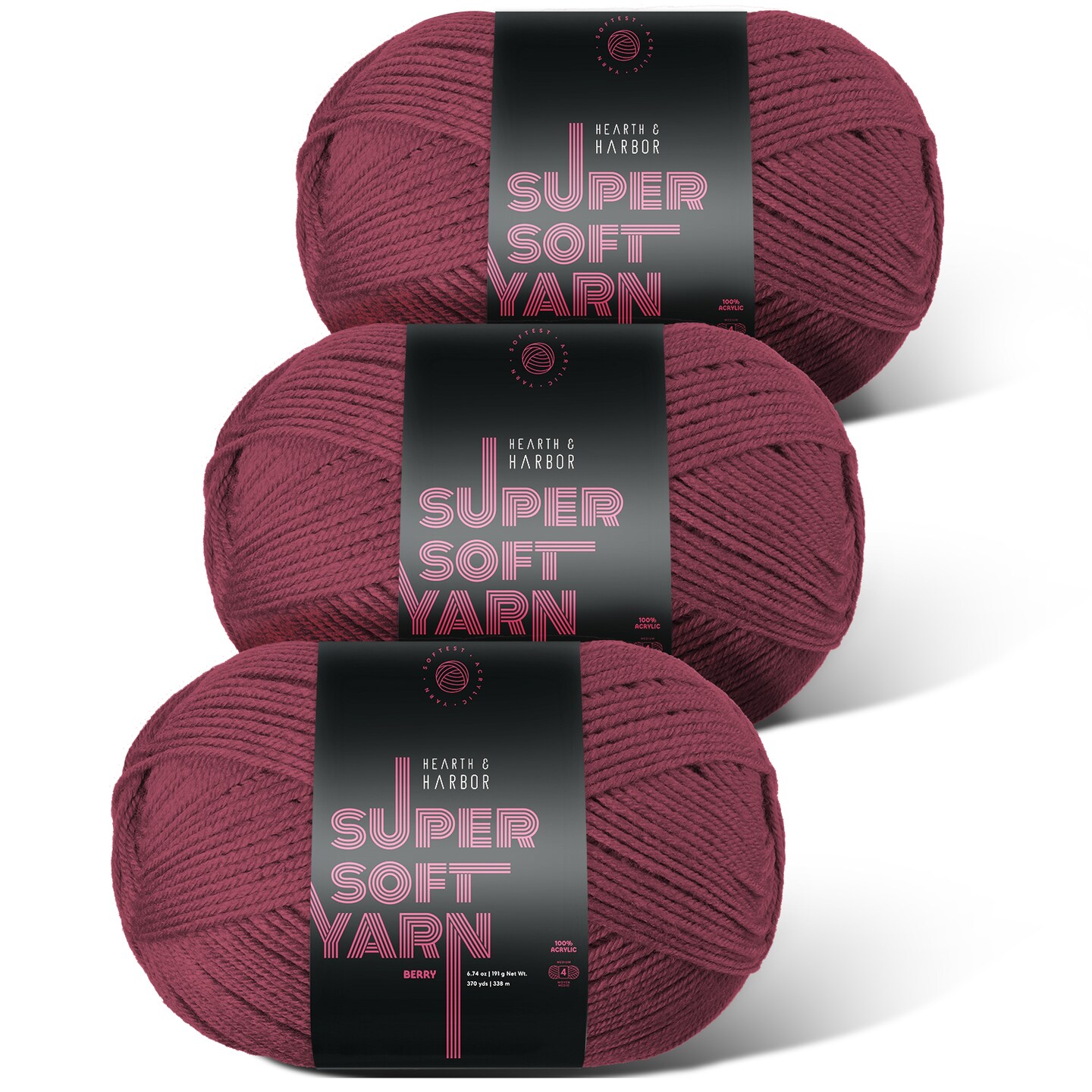 Hearth & Harbor Acrylic Yarn Skeins