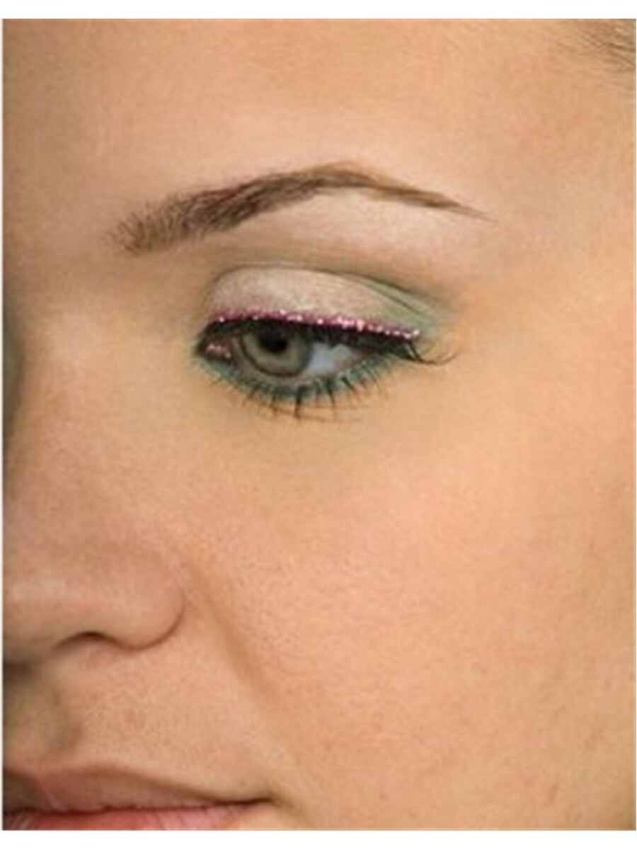 Women&#x27;s  Pink Glitter Eyelashes Costume Eyelids