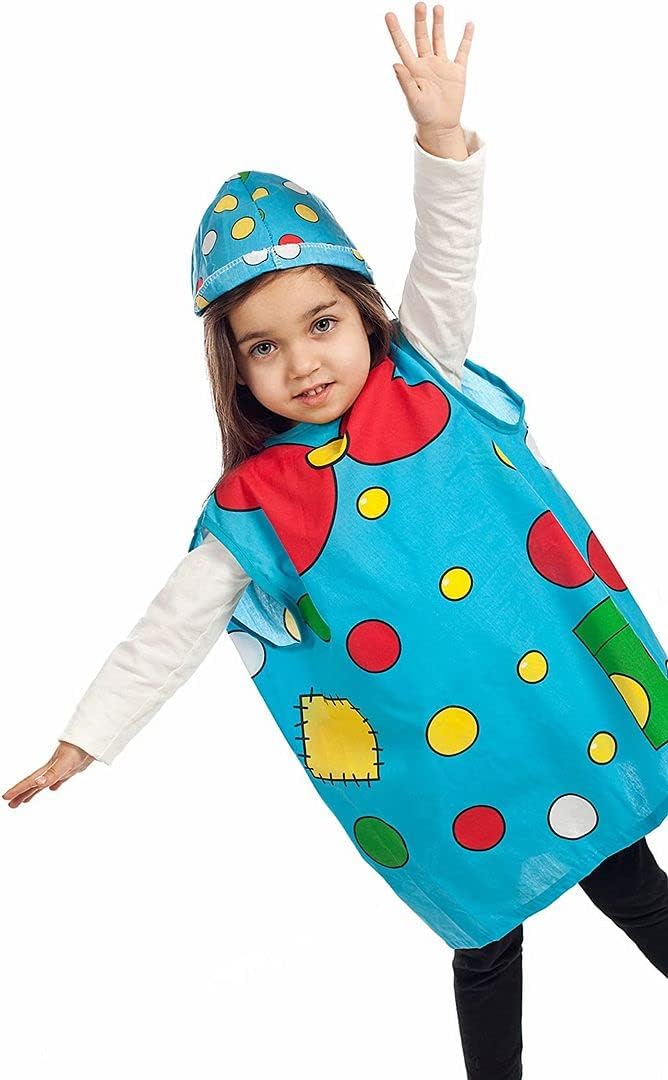 IQ Toys Dress Up Costumes Trunk Set - Firefighter, Chef, Doctor, Clown, Witch, Gotham - Kids Costume Dress Up - 6 Pack