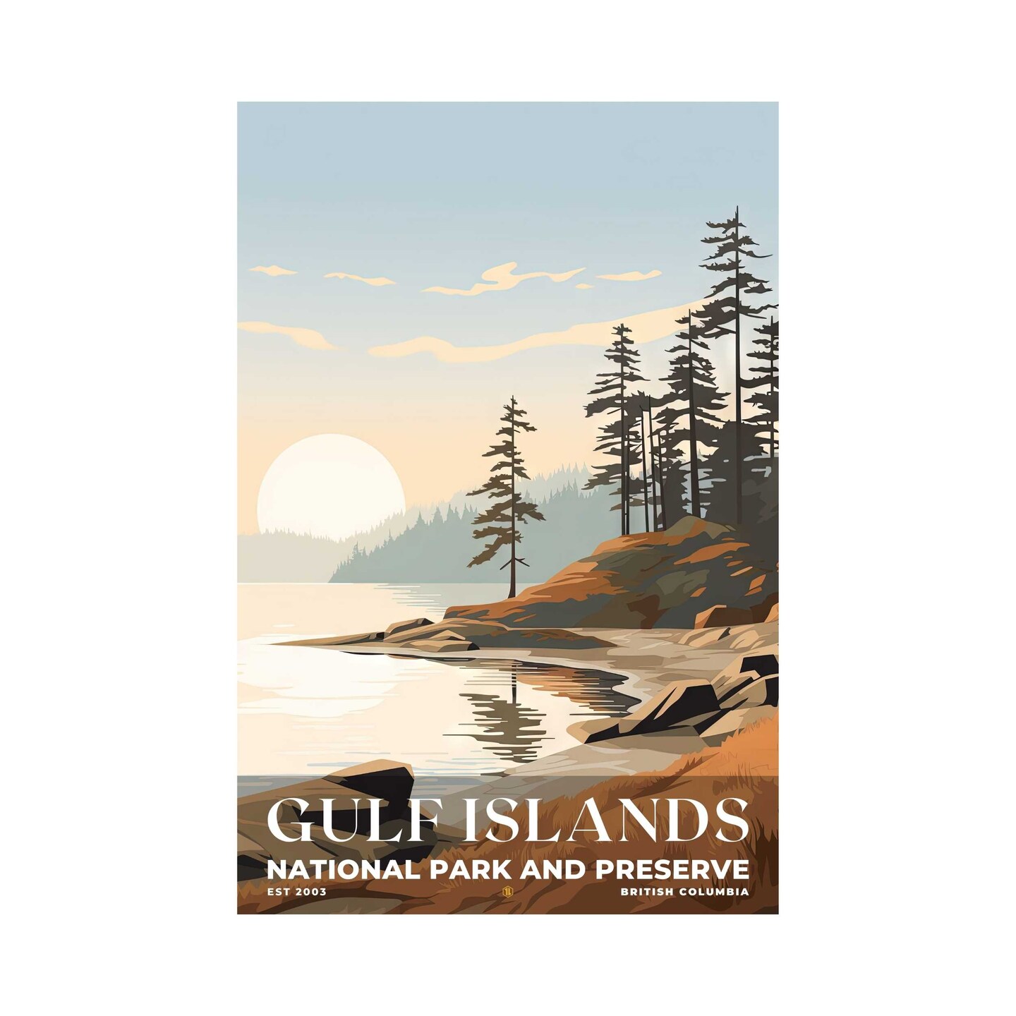 Gulf Islands National Park Reserve Poster, Travel Print, Office Poster ...