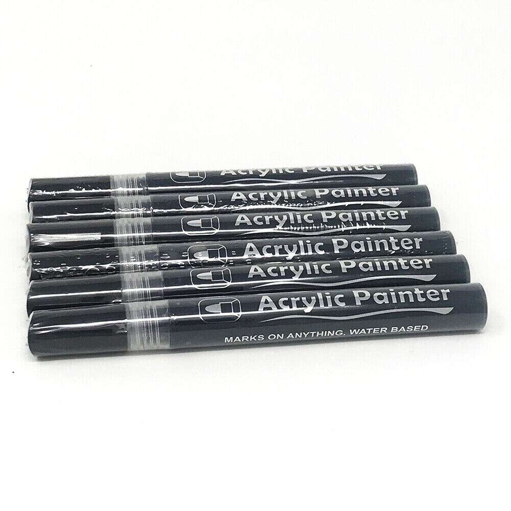 Acrylic Paint Marker Pens Set for Pebble, Rock, Stone Painting, Scrapbooking, Fabric
