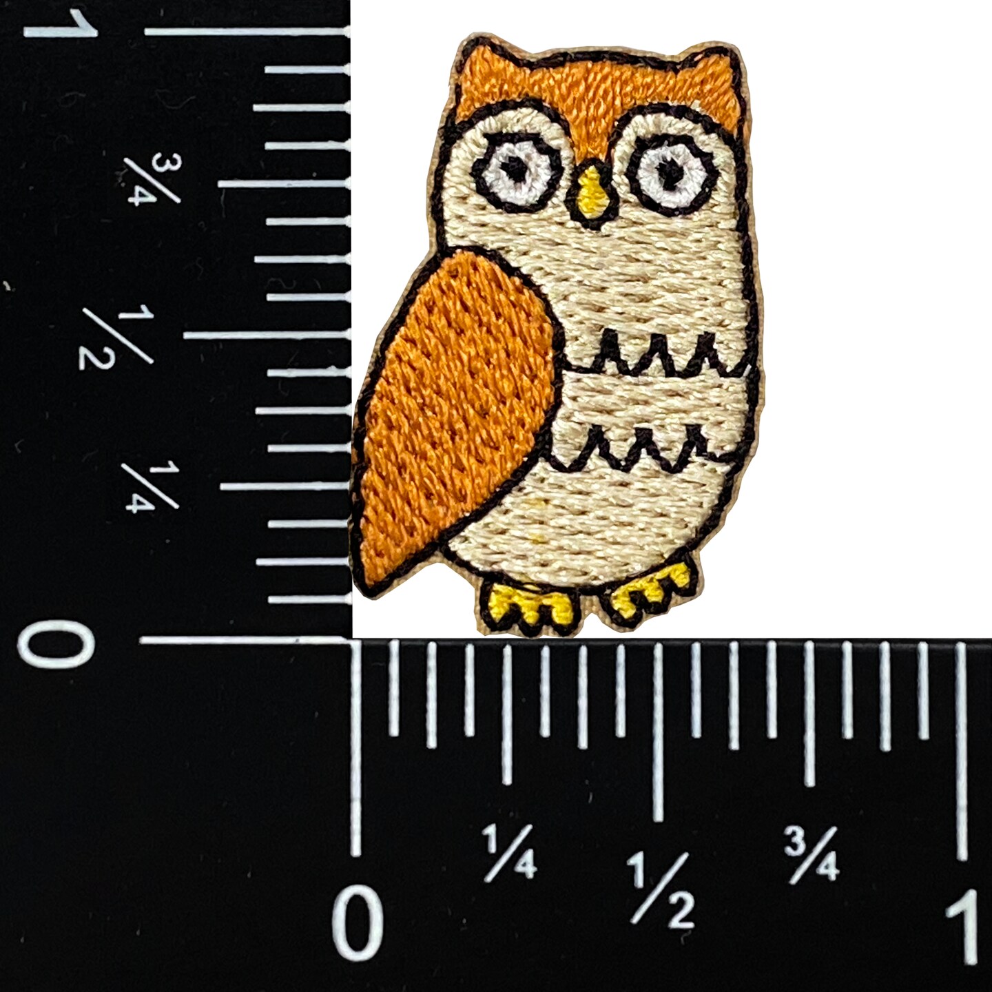 Mini Owl, Animals, Embroidered, Iron-on Patch
