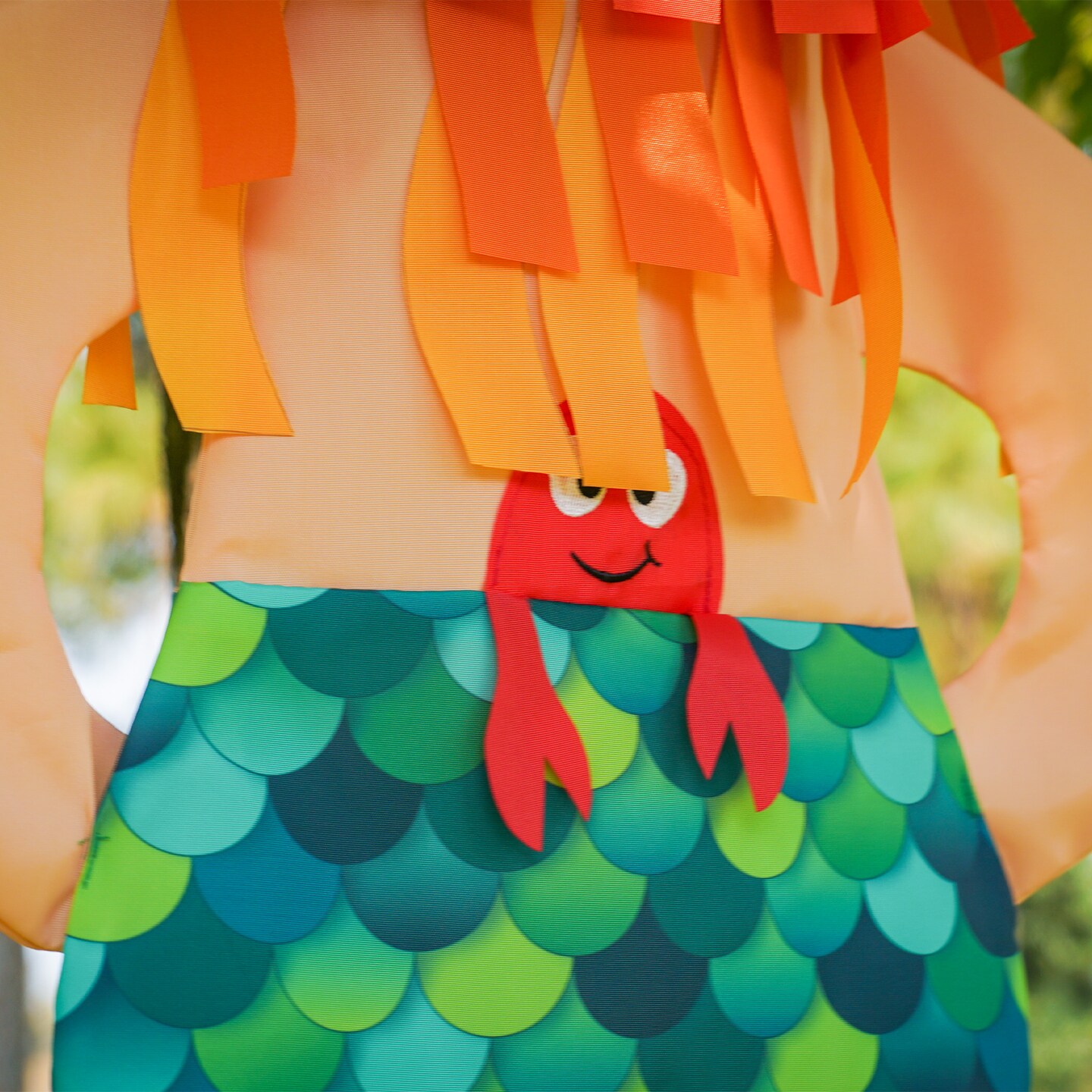 In the Breeze 1154 — Mermaid Wind Friend — Fun and Colorful 3D Windsock for Beach House, Yards and Gardens