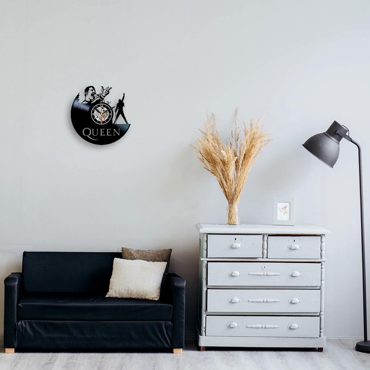 Retro Queen Vinyl Wall Clock