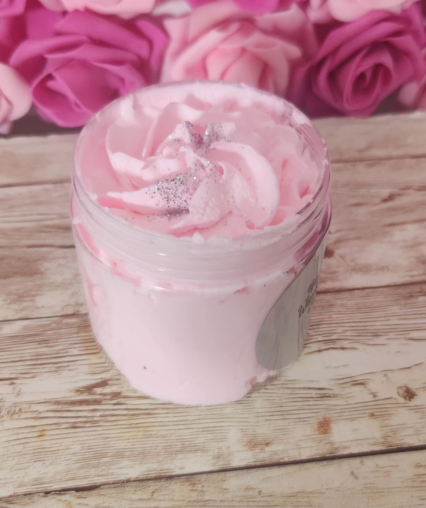 Rose Gold Whipped Foaming Shea Butter Sugar Scrub Exfoliating Body Wash And Scrub All Natural 9470