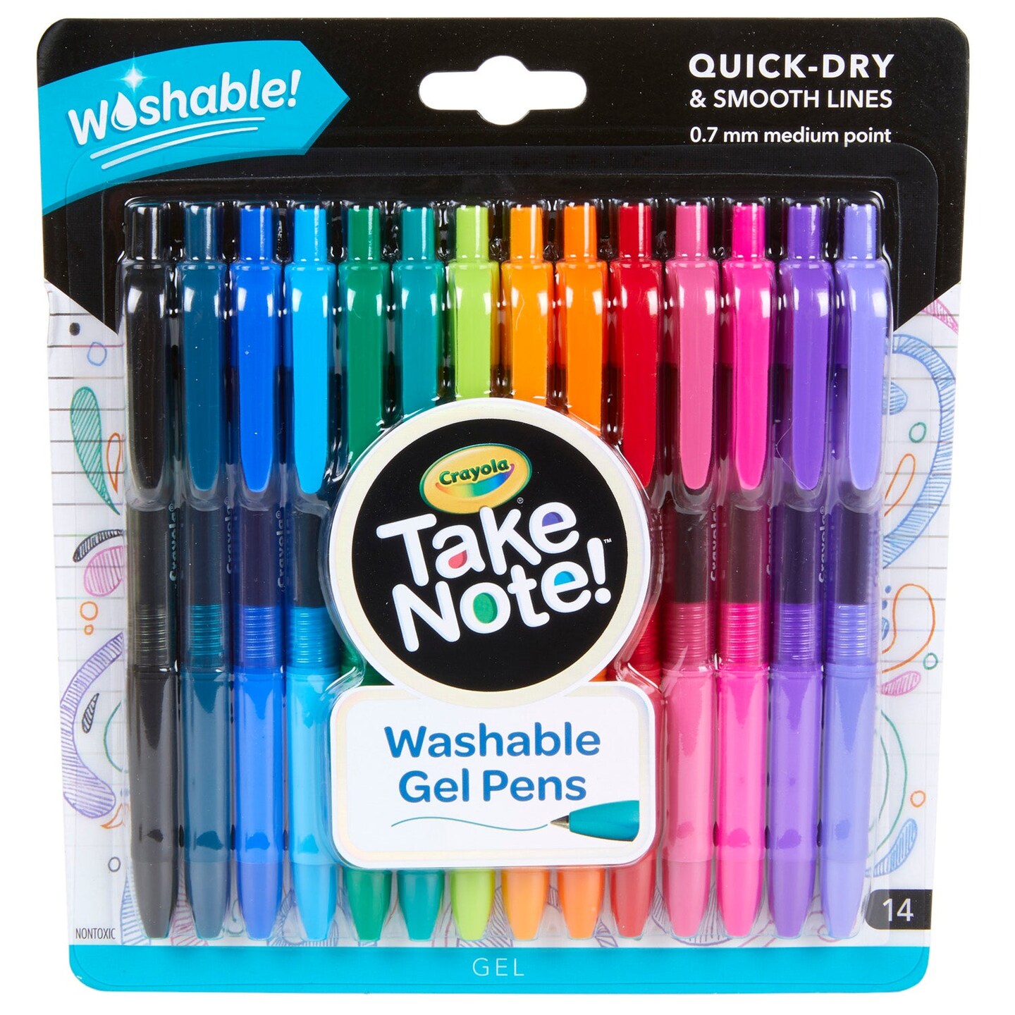 Take Note! Washable Gel Pens, Pack of 14 Michaels