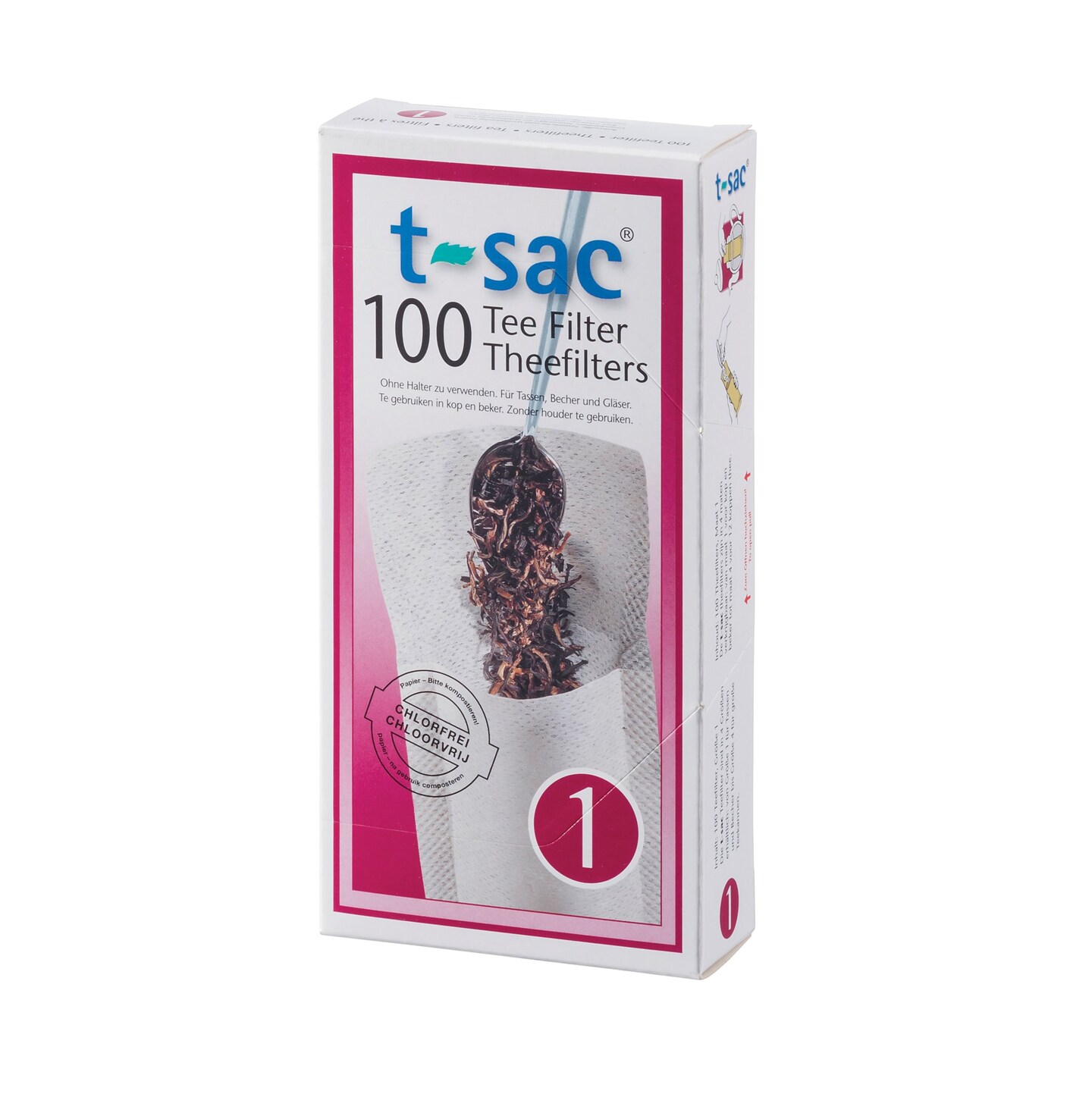 T-Sac Tea Filter Bags, Disposable Tea Infuser