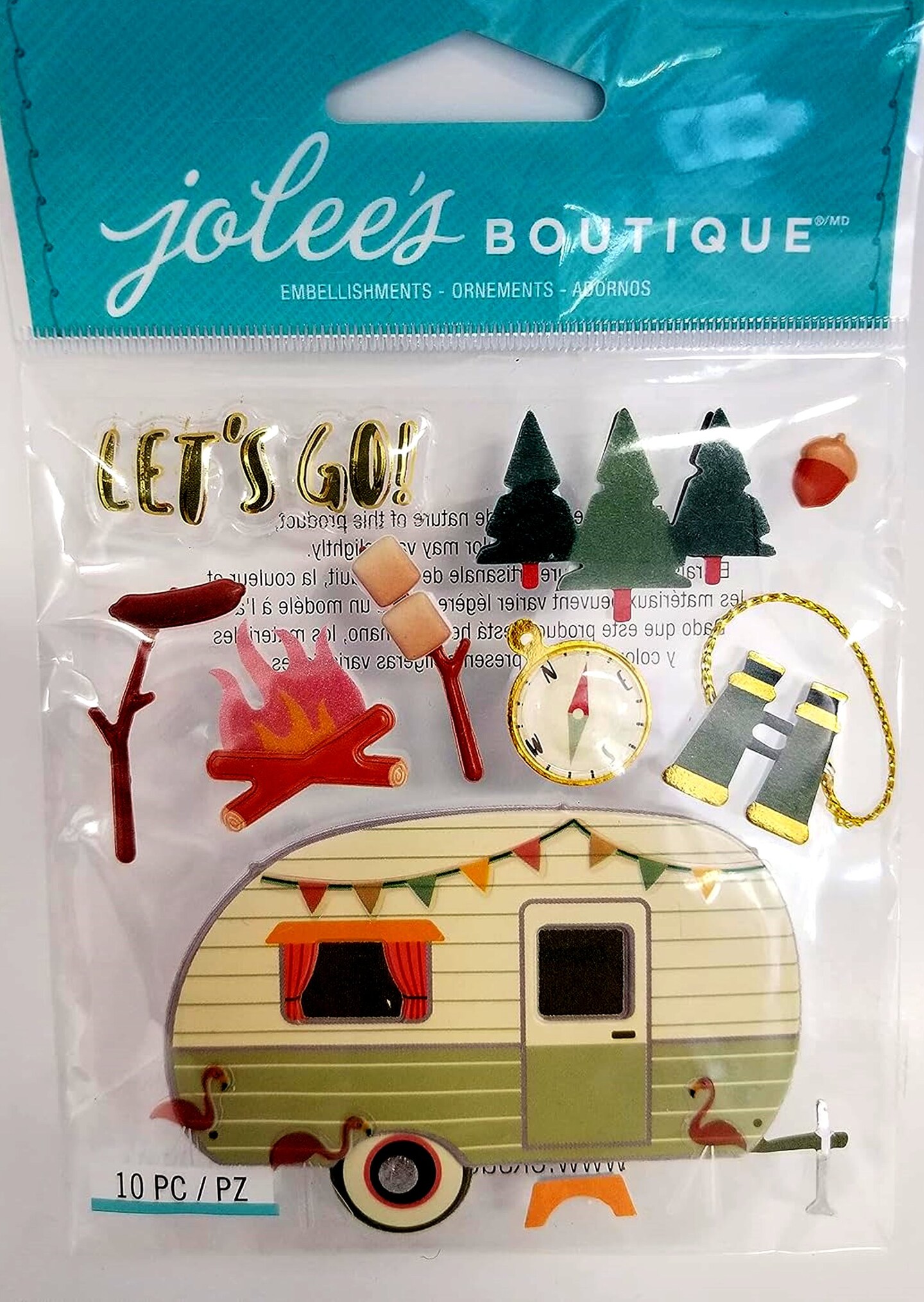 Jolee&#x27;s Boutique Camping/RV BQ Dimensional Stickers
