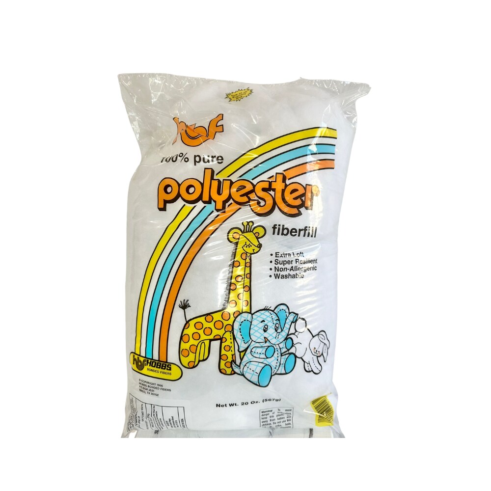 Hobbs Polyester Fiberfill-20oz Bag-Premium Polyester Fiberfill for Crafting &#x26; Stuffed Animals-*Includes Shipping