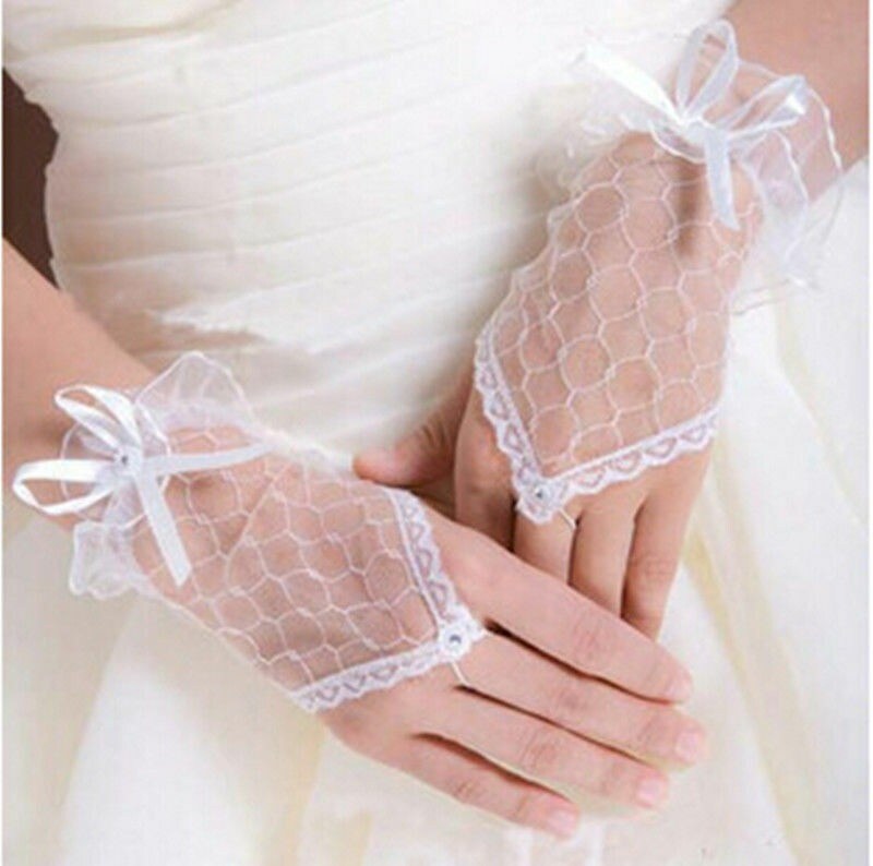 Women's Satin Long Sleeve Bridal Party Gloves for Wedding Costume