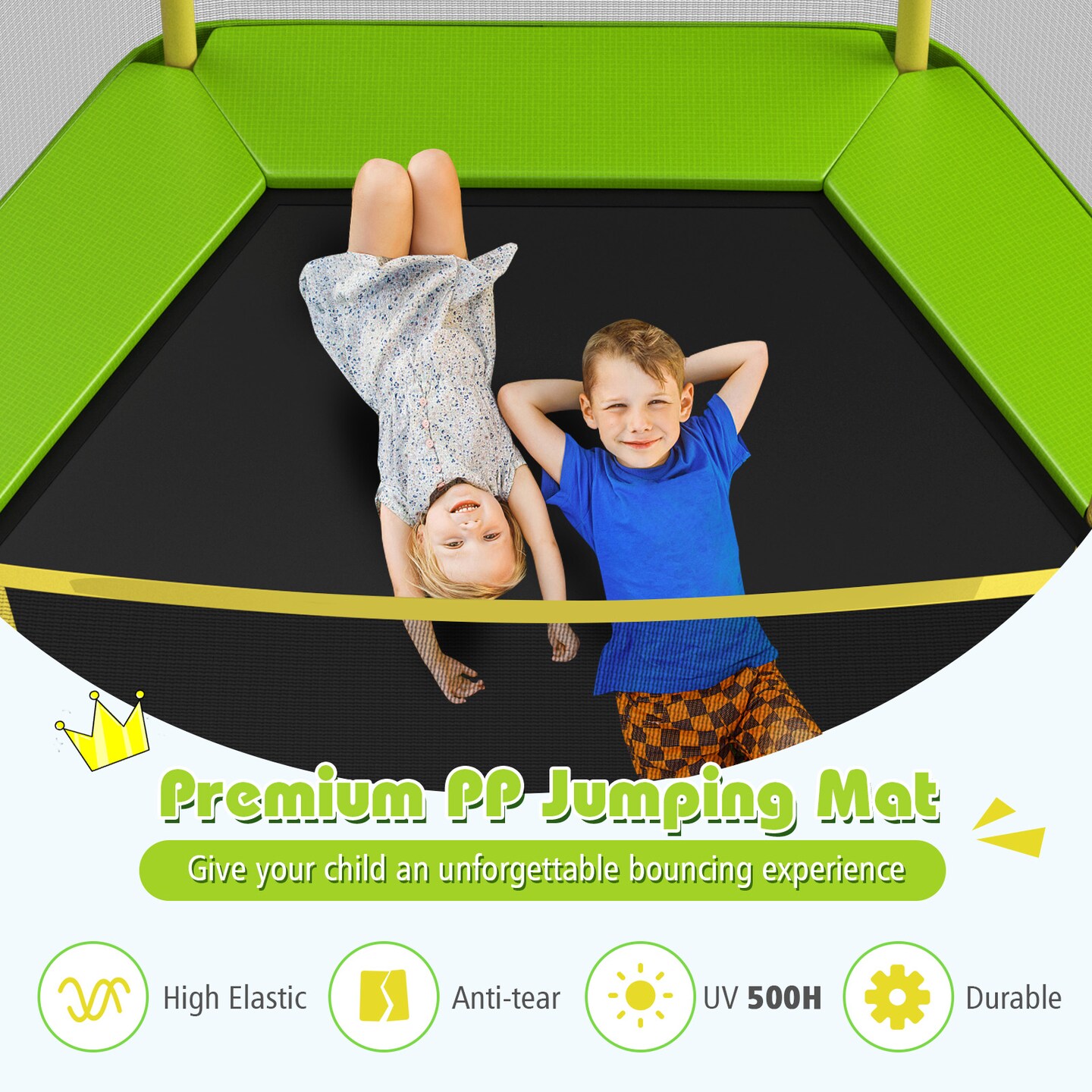 7 Feet Kids Recreational Bounce Jumper Trampoline