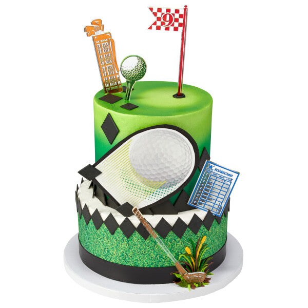 Golf Assortment Cake Decoration Kit, 1ct