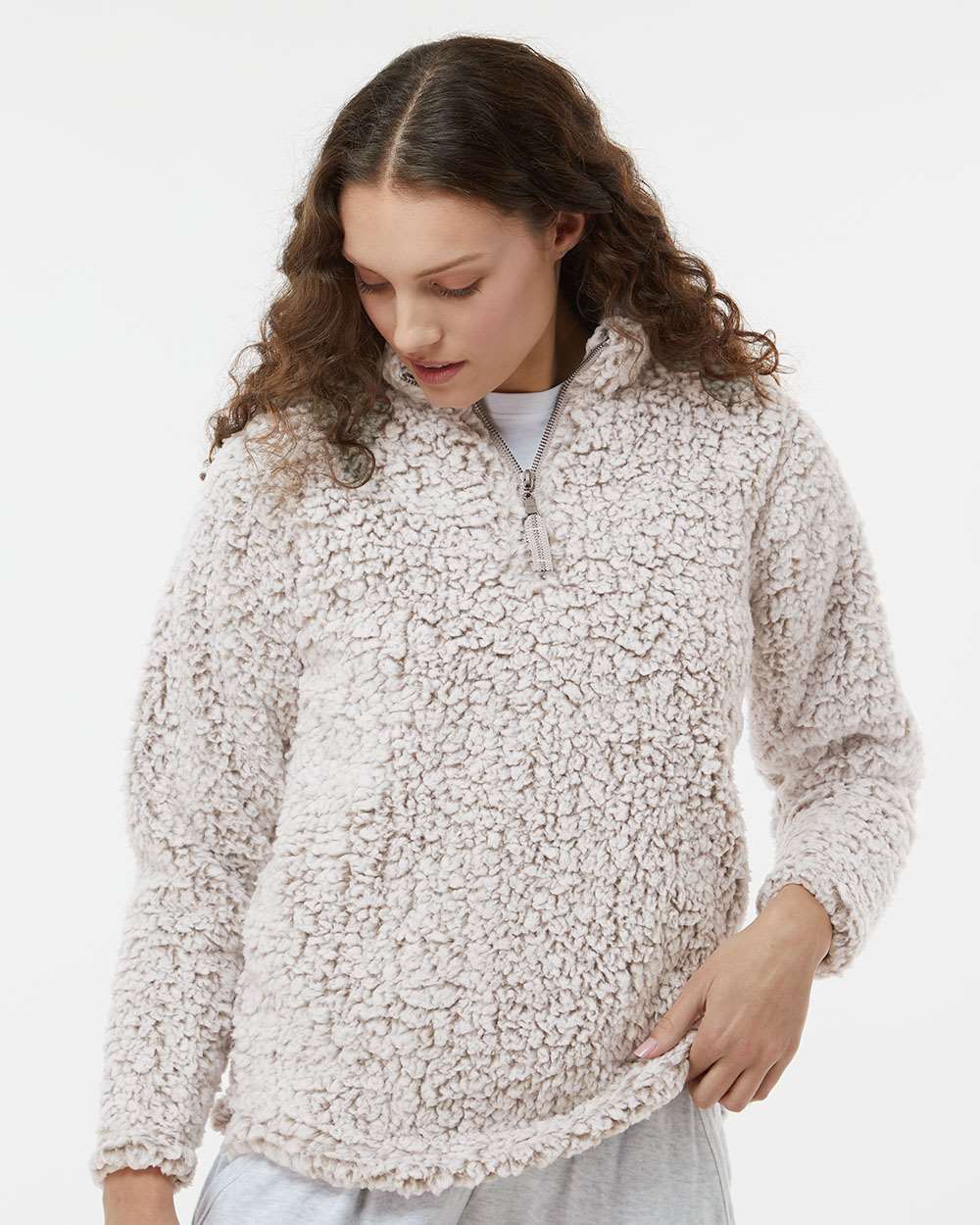 J. America&#xAE; Women&#x2019;s Epic Sherpa Quarter Zip Pullover