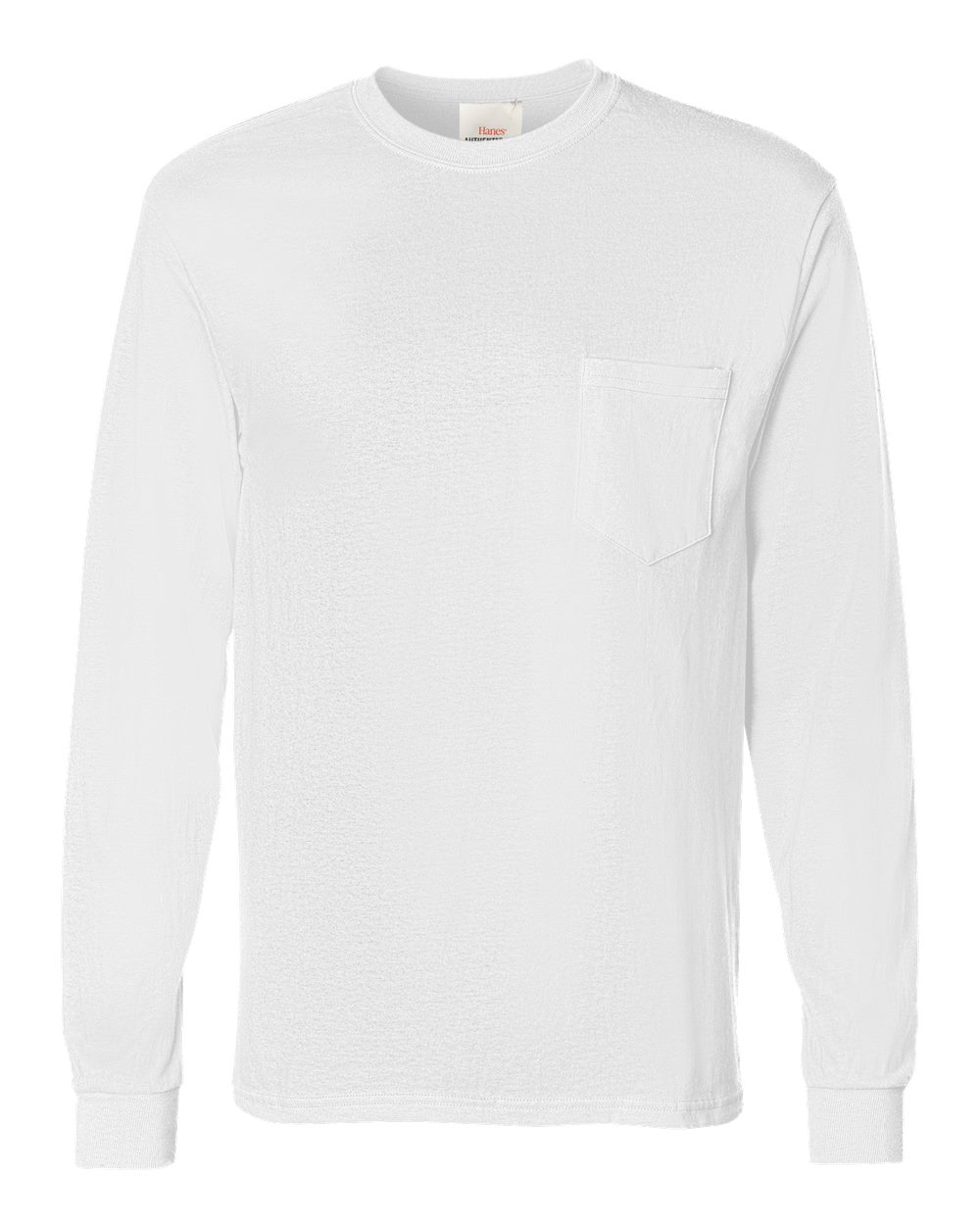 Hanes&#xAE; Authentic Long Sleeve Pocket T-Shirt