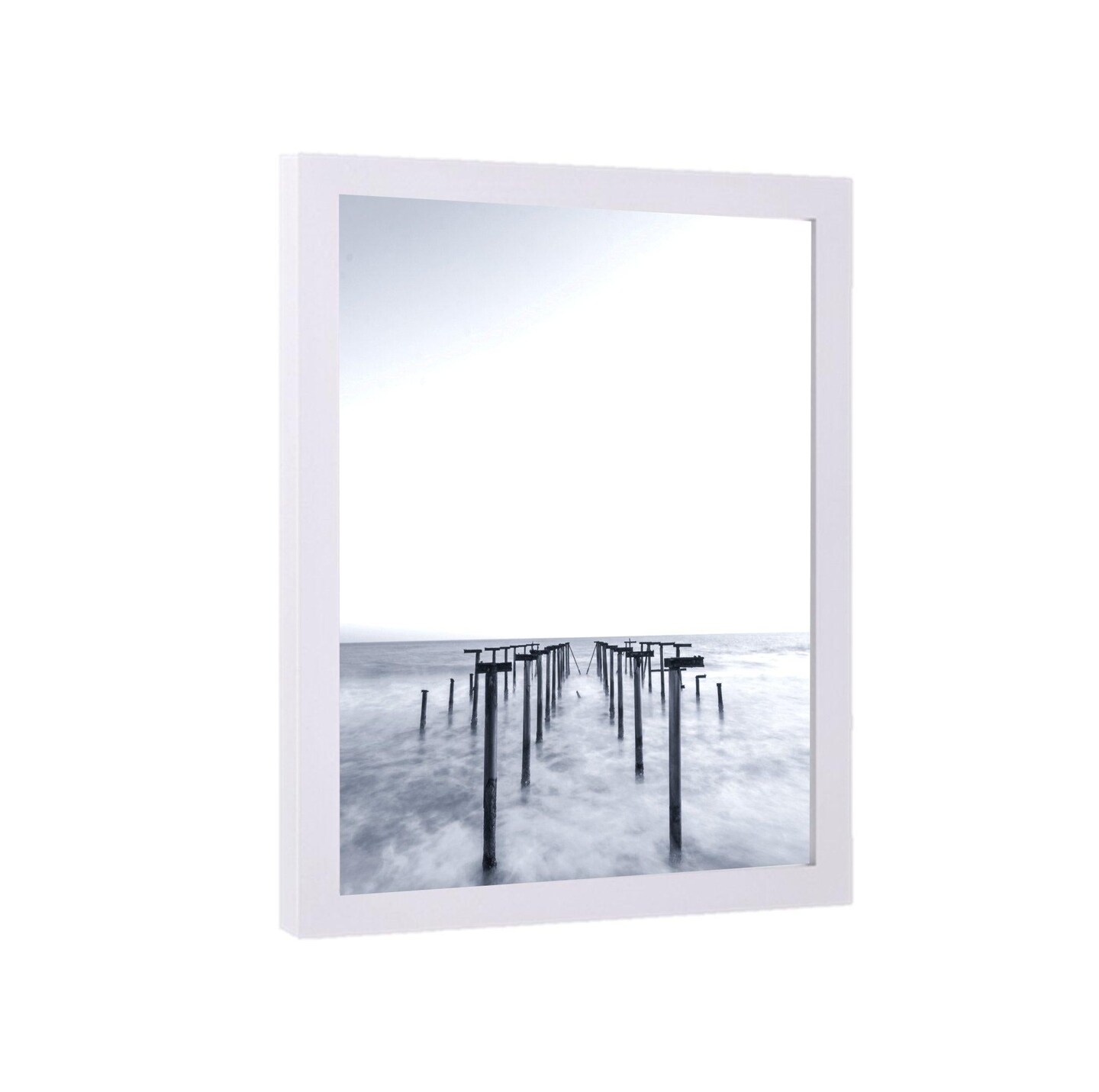 White picture frame, 28' x 39' in